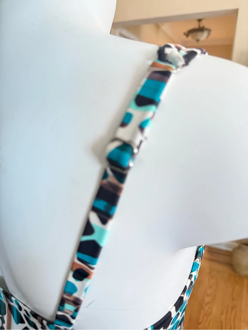 Swim Solutions Animal-Print One-Piece Swimdress NWT’s was $72. - Picture 3 of 11
